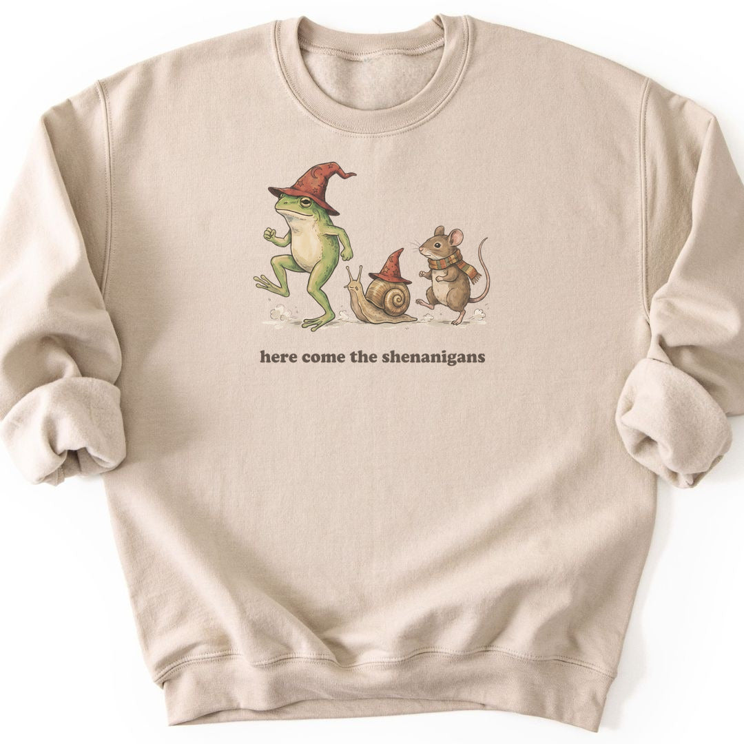 Here Come the Shenanigans Sweatshirt - Sand