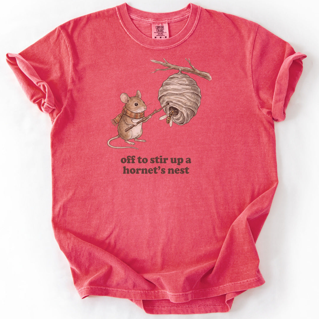 Off to Stir Up a Hornet's Nest Premium - Watermelon
