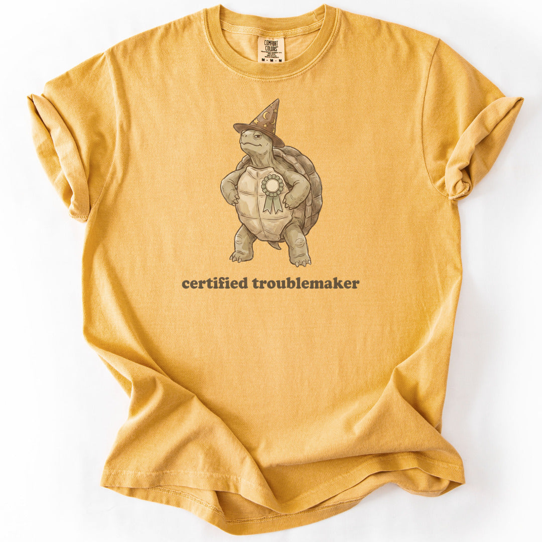 Certified Troublemaker Premium - Mustard