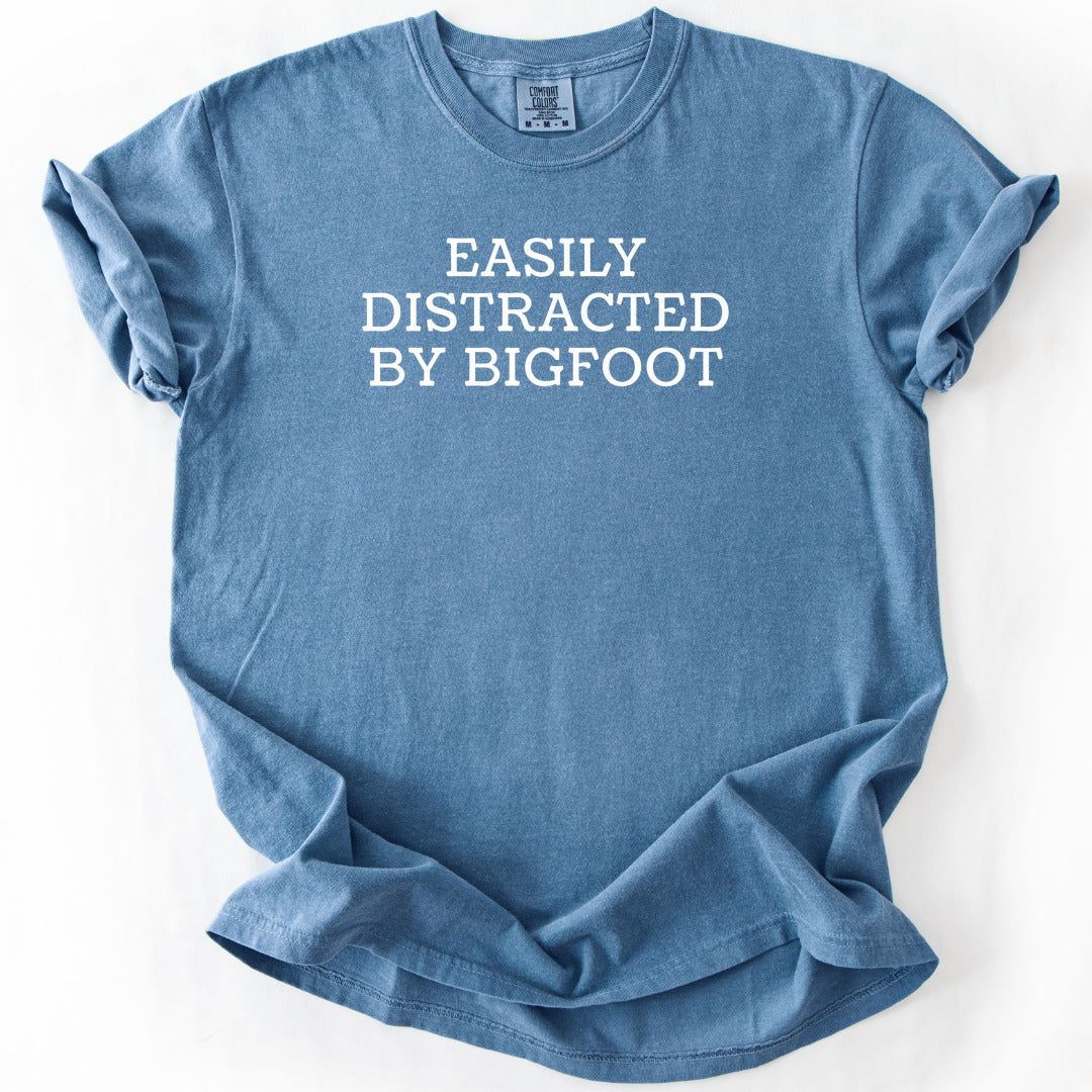 Easily Distracted By Bigfoot Premium - Blue Jean