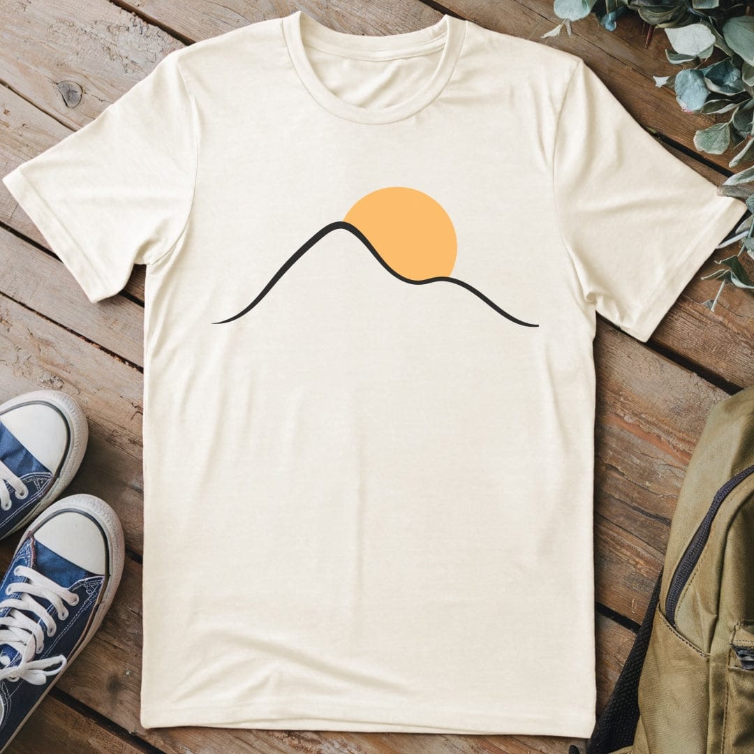 T-Shirt Natural / S Minimalist Sunrise T-Shirt