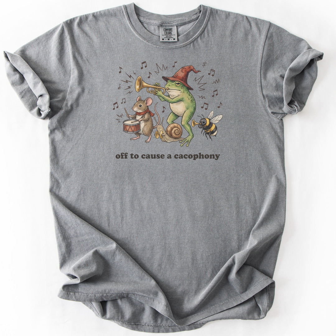 Off to Cause a Cacophony Premium - Grey