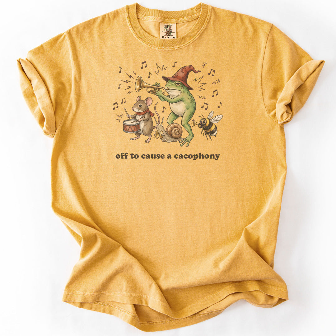 Off to Cause a Cacophony Premium - Mustard