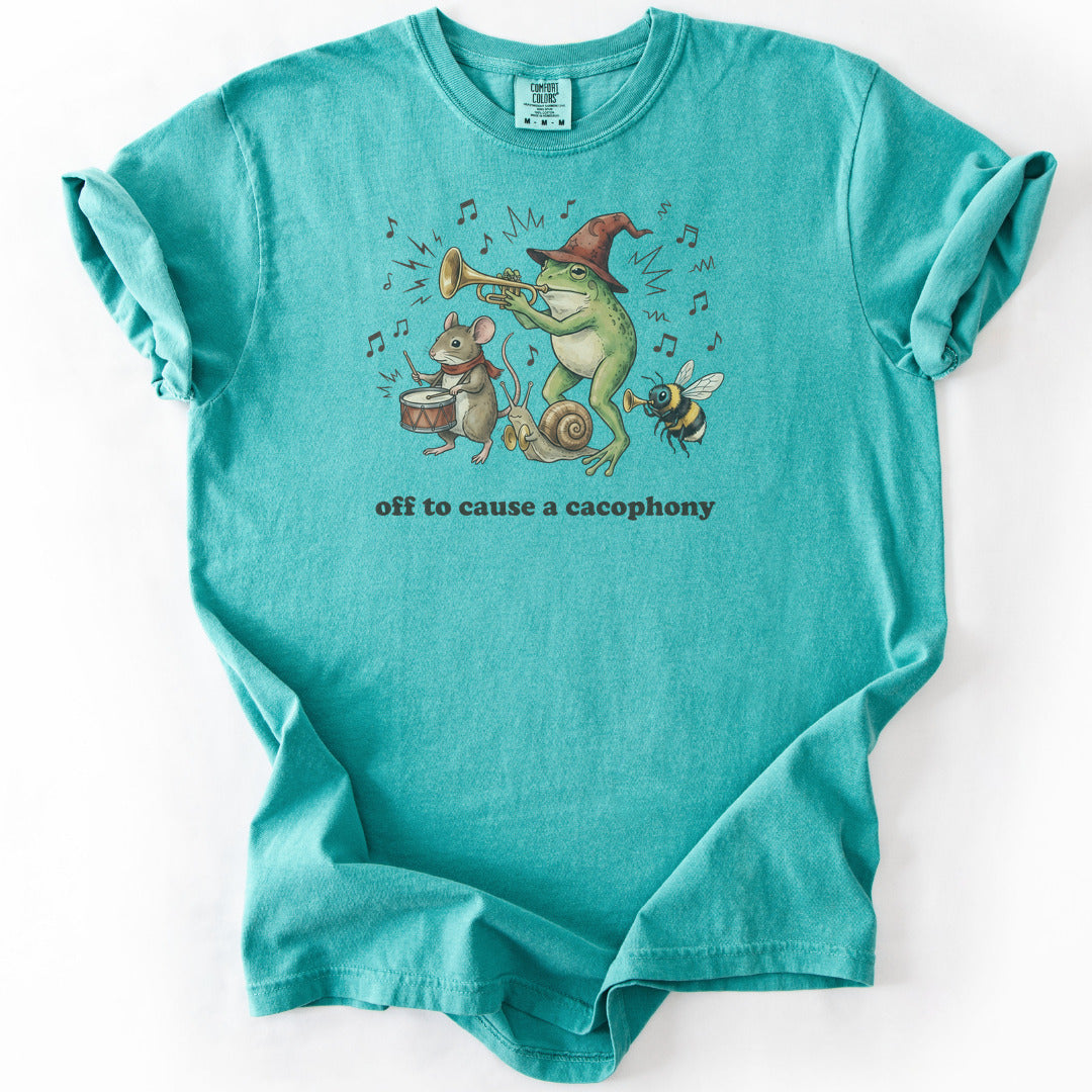 Off to Cause a Cacophony Premium - Seafoam