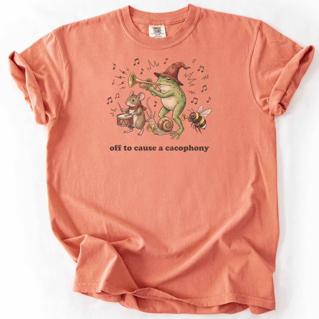 Off to Cause a Cacophony Premium - Terracotta