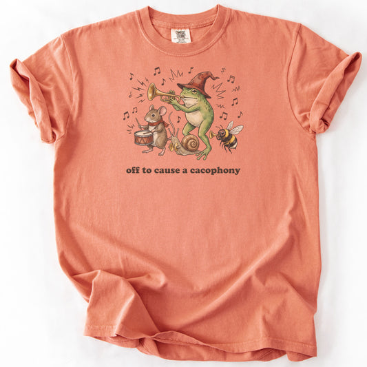 Off to Cause a Cacophony Premium - Terracotta