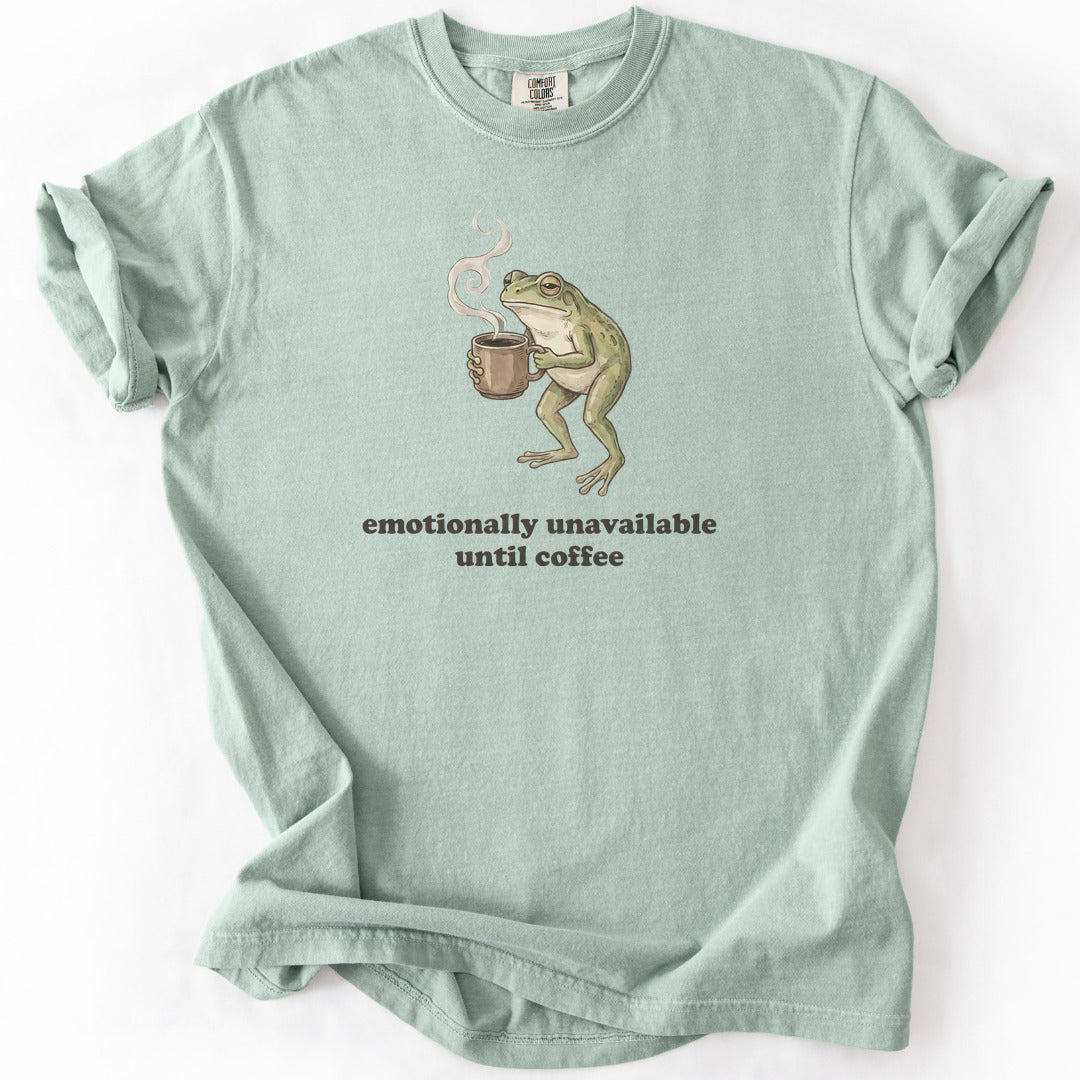 Emotionally Unavailable Until Coffee Premium - Bay