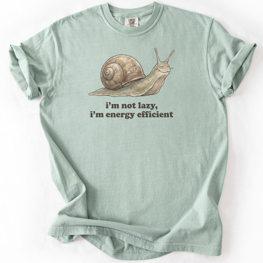 I'm Not Lazy, I'm Energy Efficient Premium - Bay