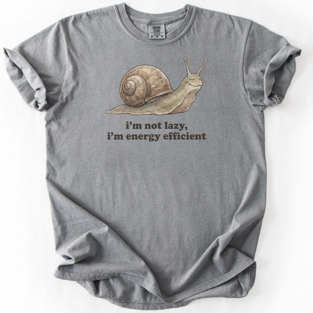 I'm Not Lazy, I'm Energy Efficient Premium - Grey
