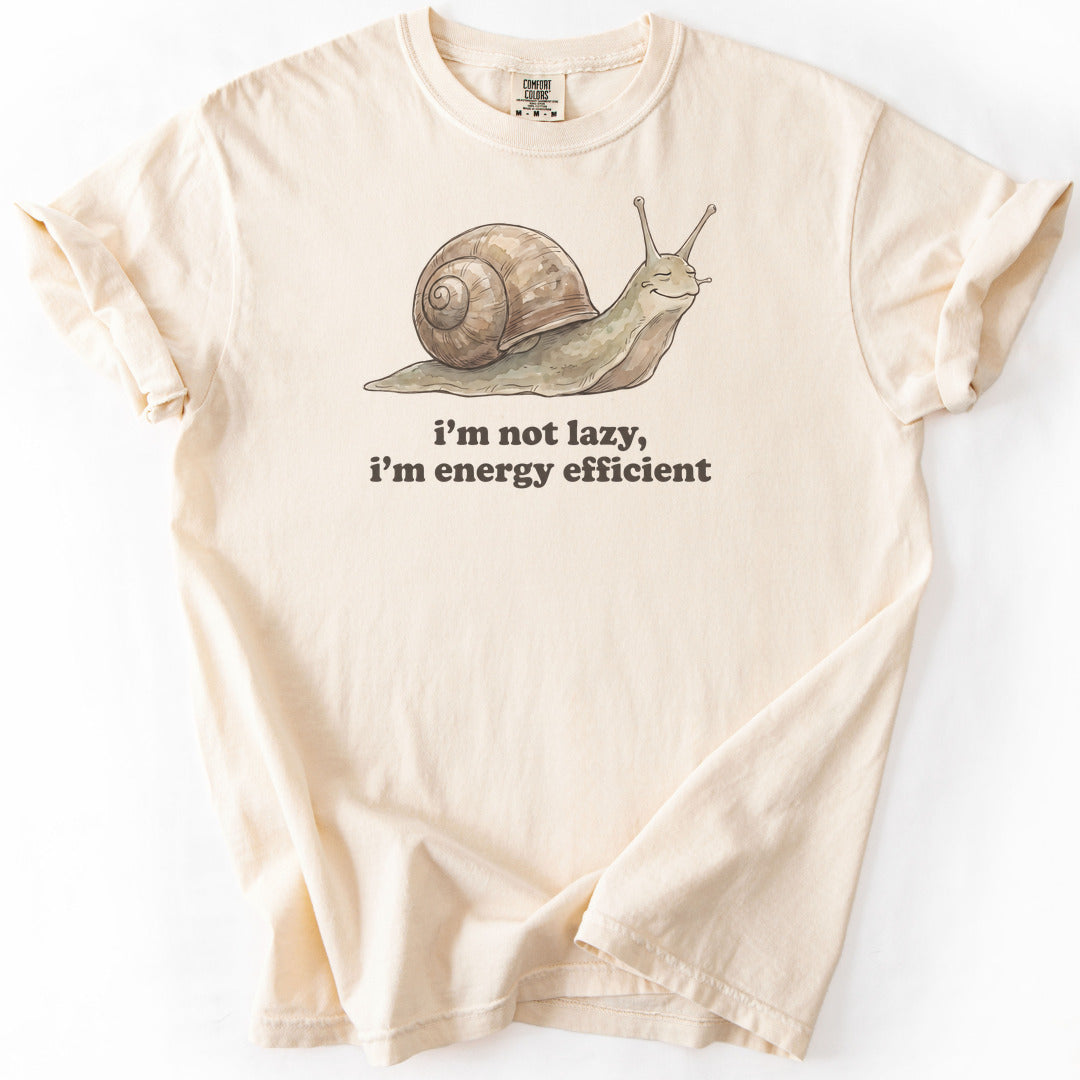 I'm Not Lazy, I'm Energy Efficient Premium - Ivory
