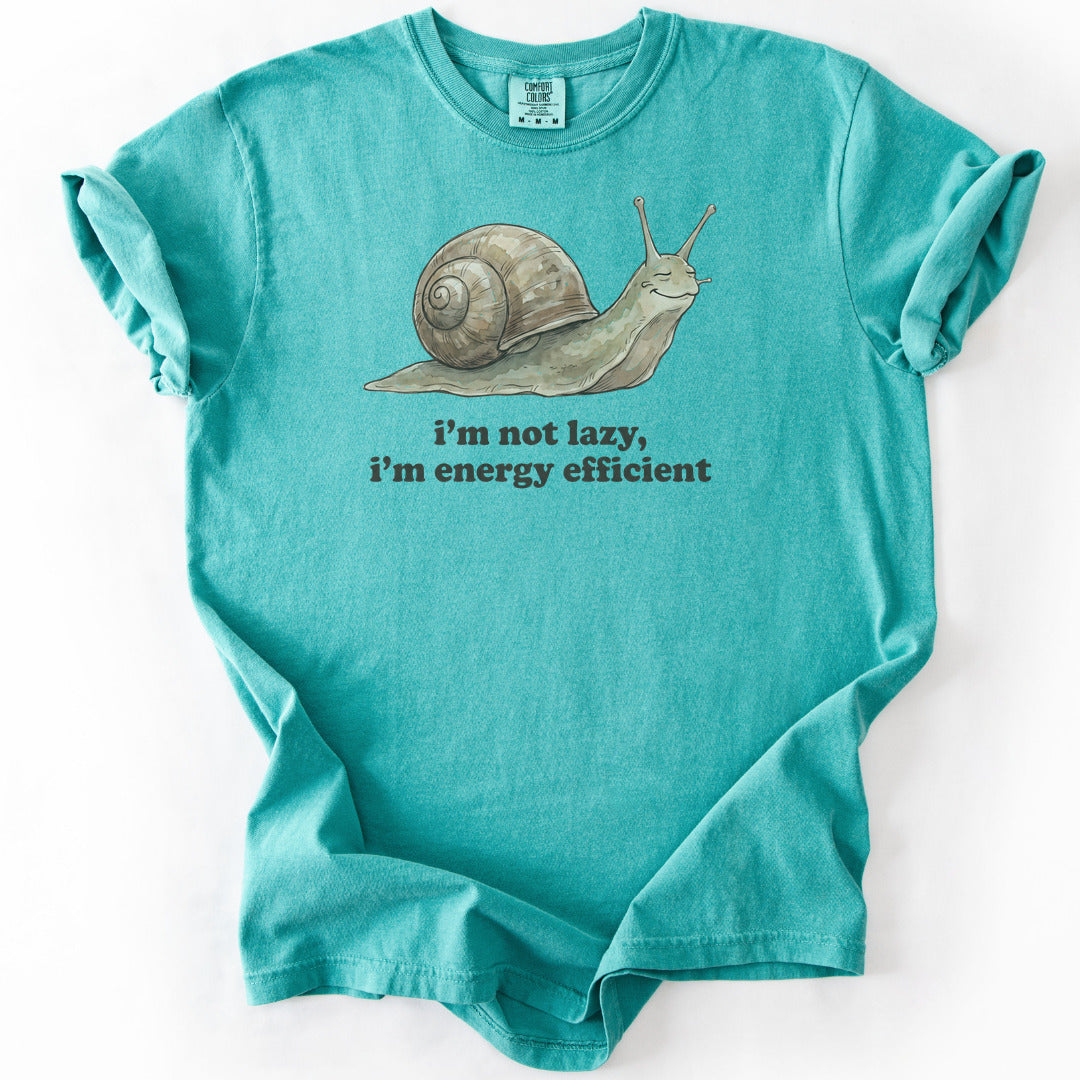 I'm Not Lazy, I'm Energy Efficient Premium - Seafoam
