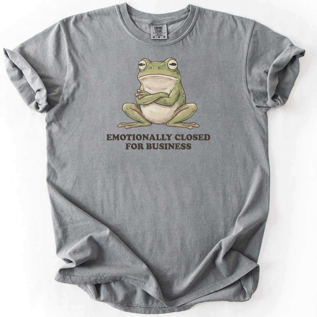 Emotionally Closed for Business Premium - Grey