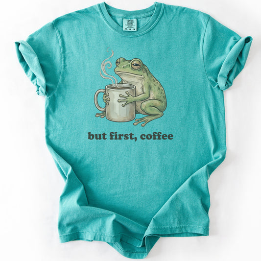 But First, Coffee Premium - Seafoam