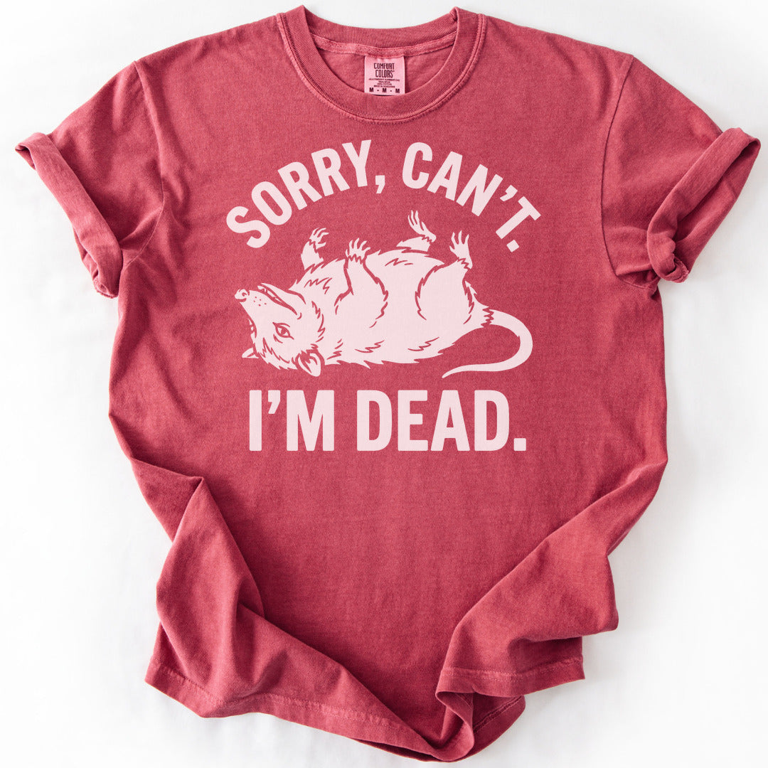 Sorry, Can't. I'm Dead. Premium - Crimson