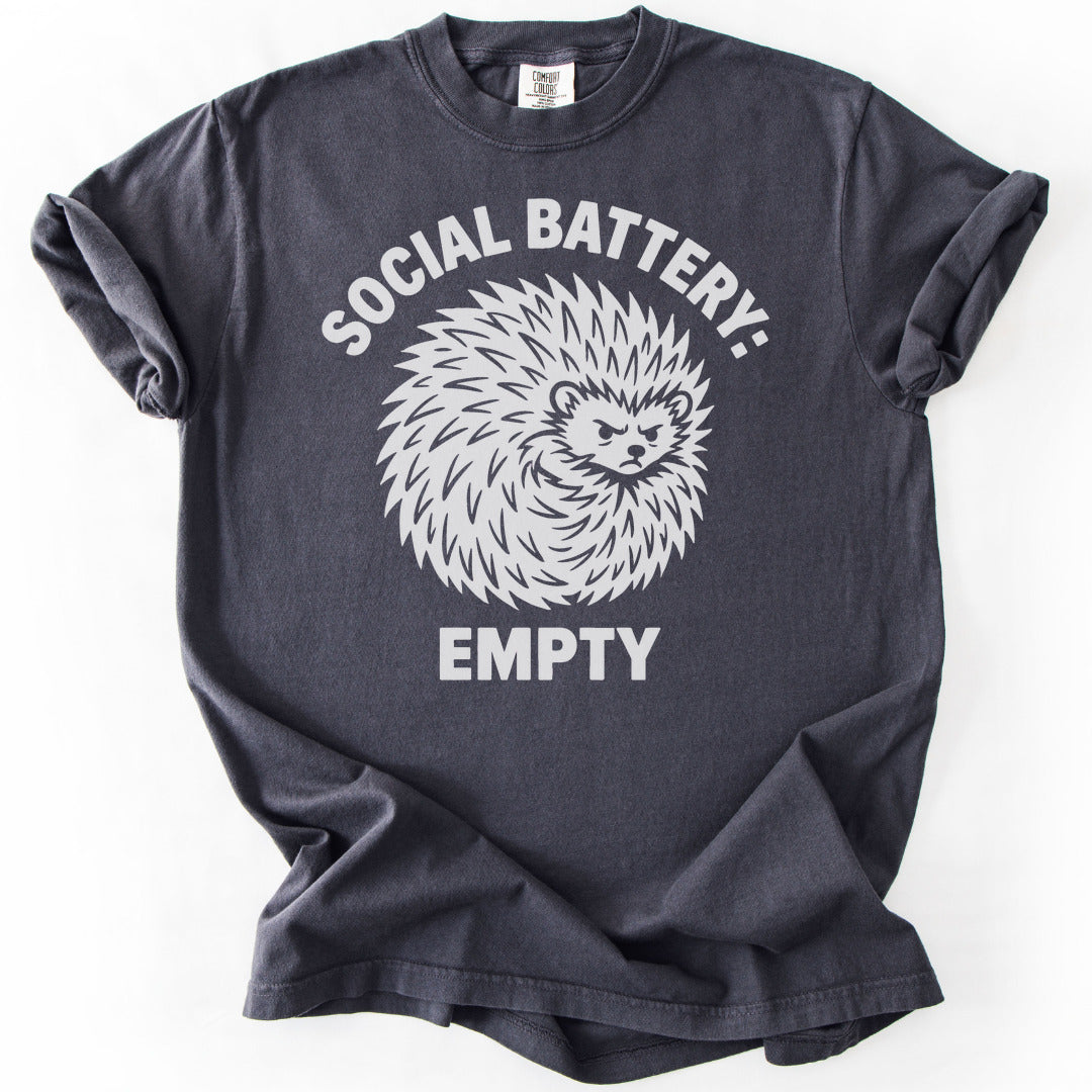 Social Battery Empty Premium - Graphite