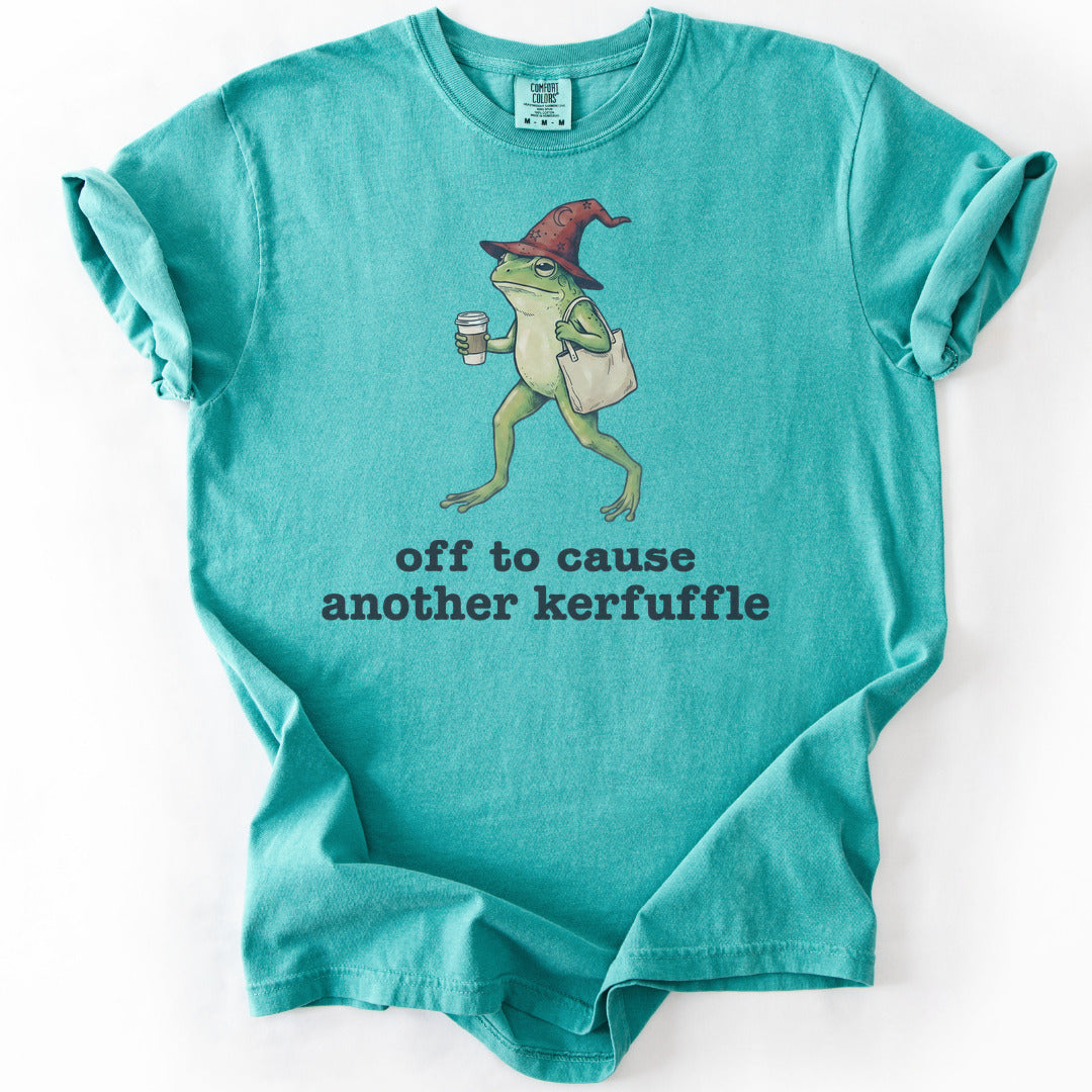 Off to Cause Another Kerfuffle Premium - Seafoam