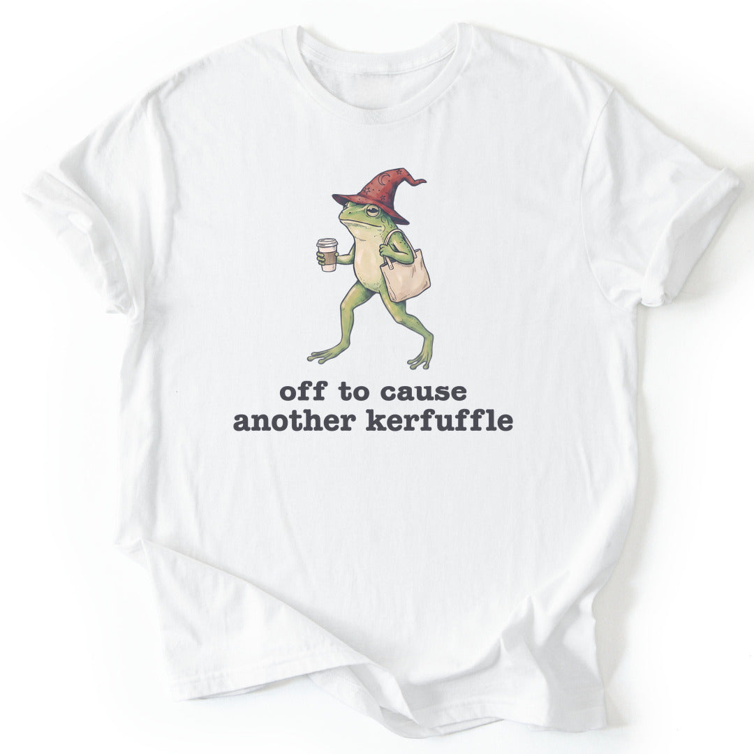Off to Cause Another Kerfuffle - White