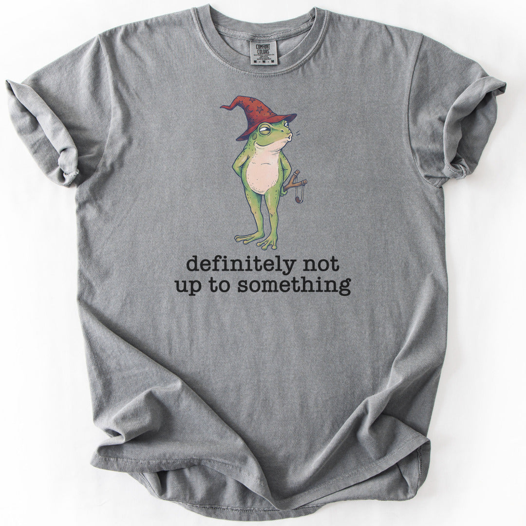 Definitely Not Up To Something Premium - Grey