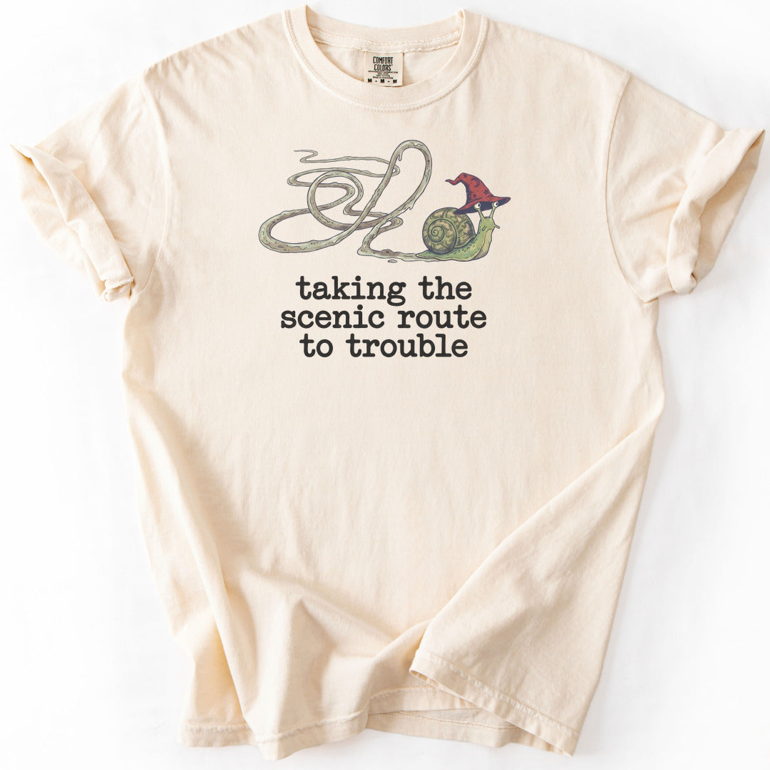 Taking the Scenic Route to Trouble Premium - Ivory