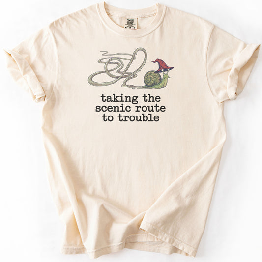 Taking the Scenic Route to Trouble Premium - Ivory