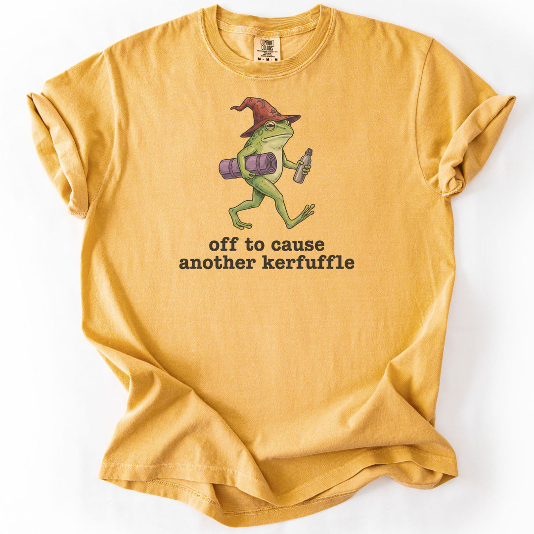 Off to Cause Another Kerfuffle Vintage Premium - Mustard