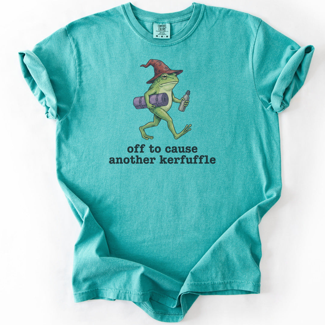 Off to Cause Another Kerfuffle Vintage Premium - Seafoam