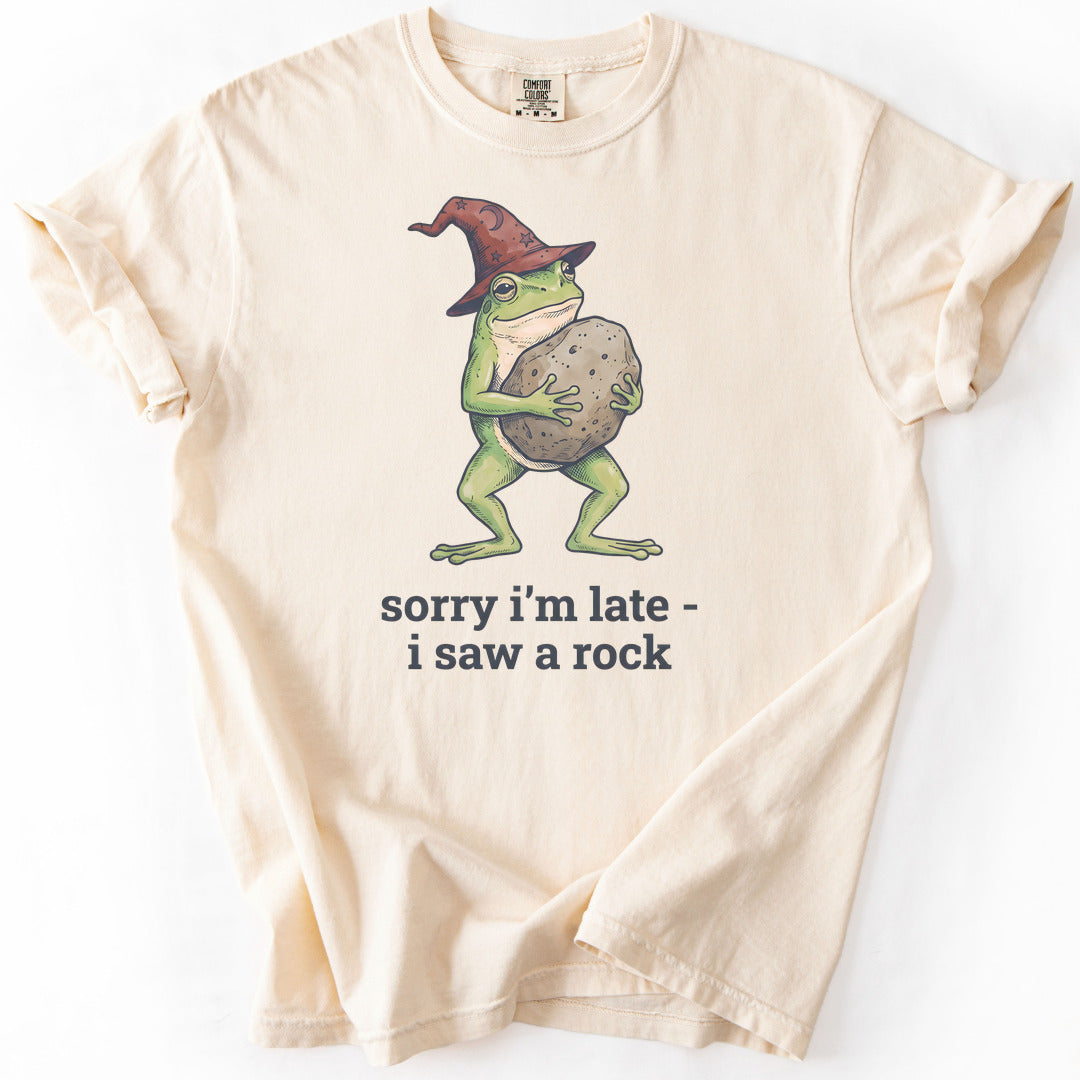 Sorry I'm Late I Saw a Rock Premium - Ivory