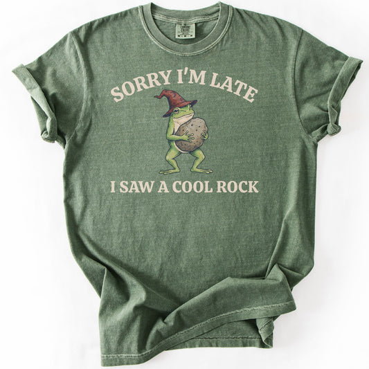 Sorry I'm Late I Saw a Rock Premium - Moss