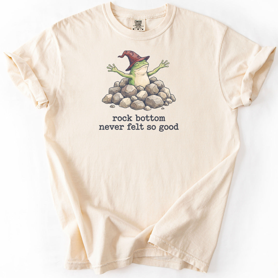 Rock Bottom Never Felt So Good Premium - Ivory