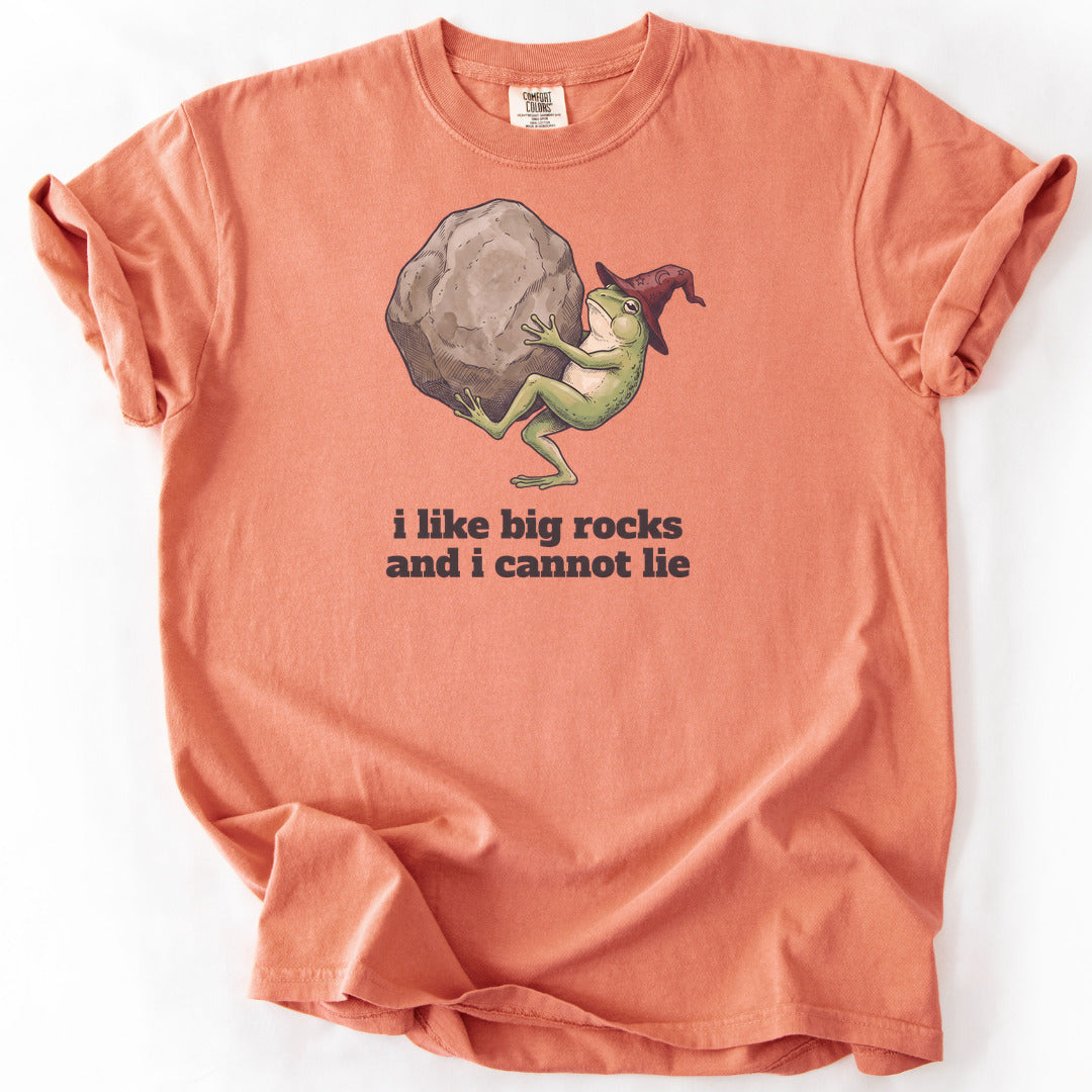 I Like Big Rocks and I Cannot Lie Premium - Terracotta