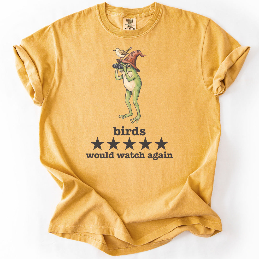 Birds Would Watch Again Premium - Mustard