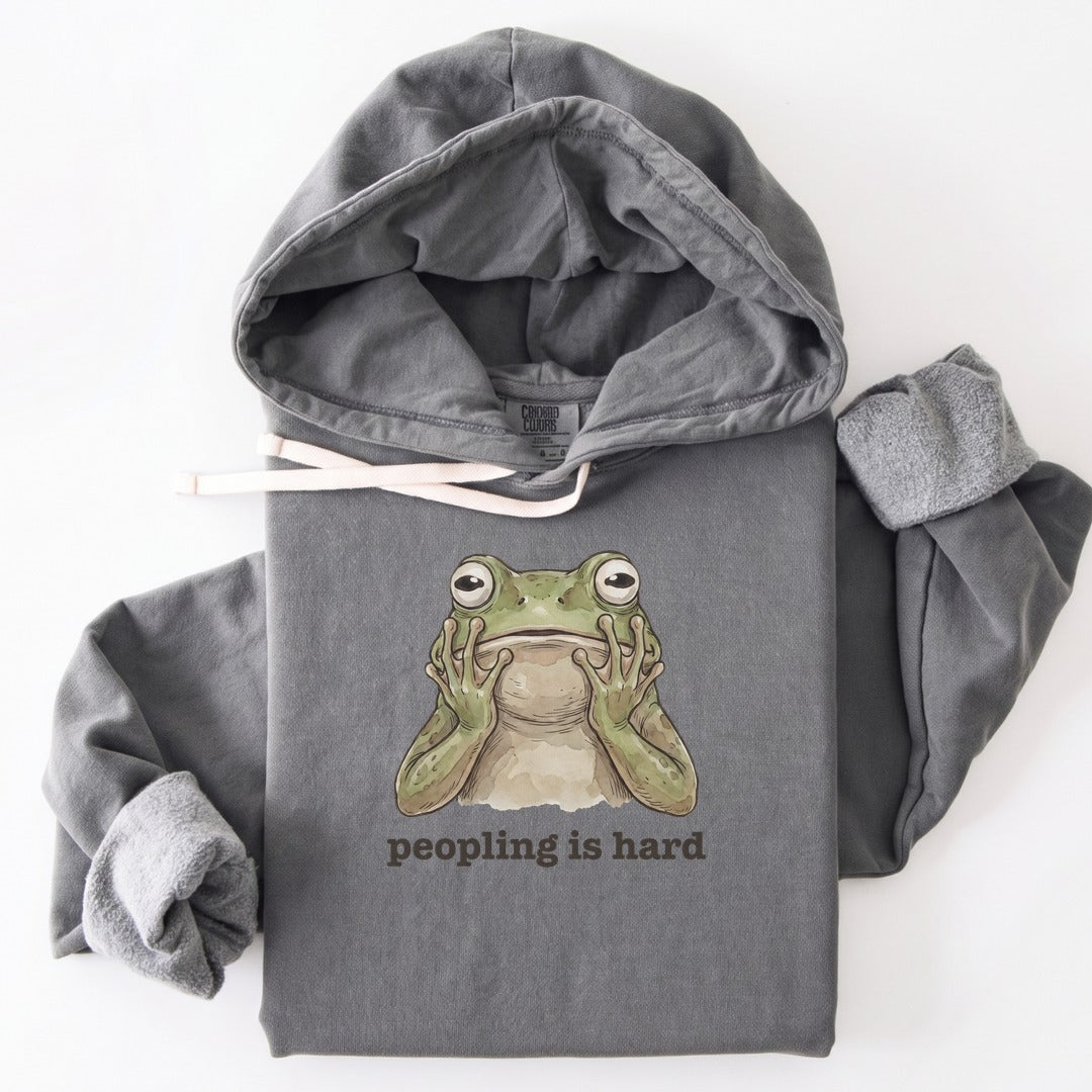 Hoodie Grey / S Peopling Is Hard Premium Hoodie