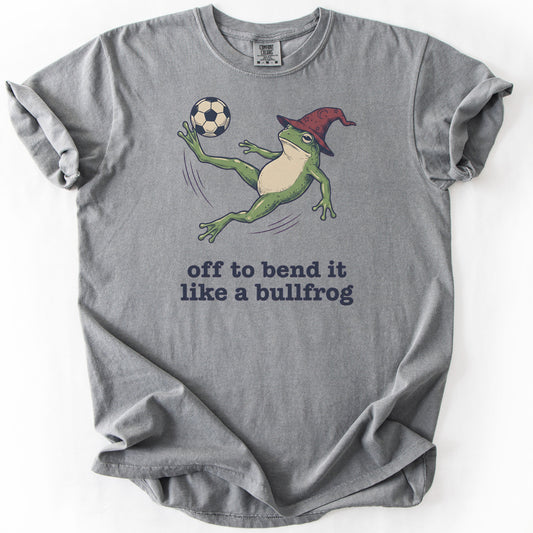 Off to Bend It Like a Bullfrog Premium - Grey