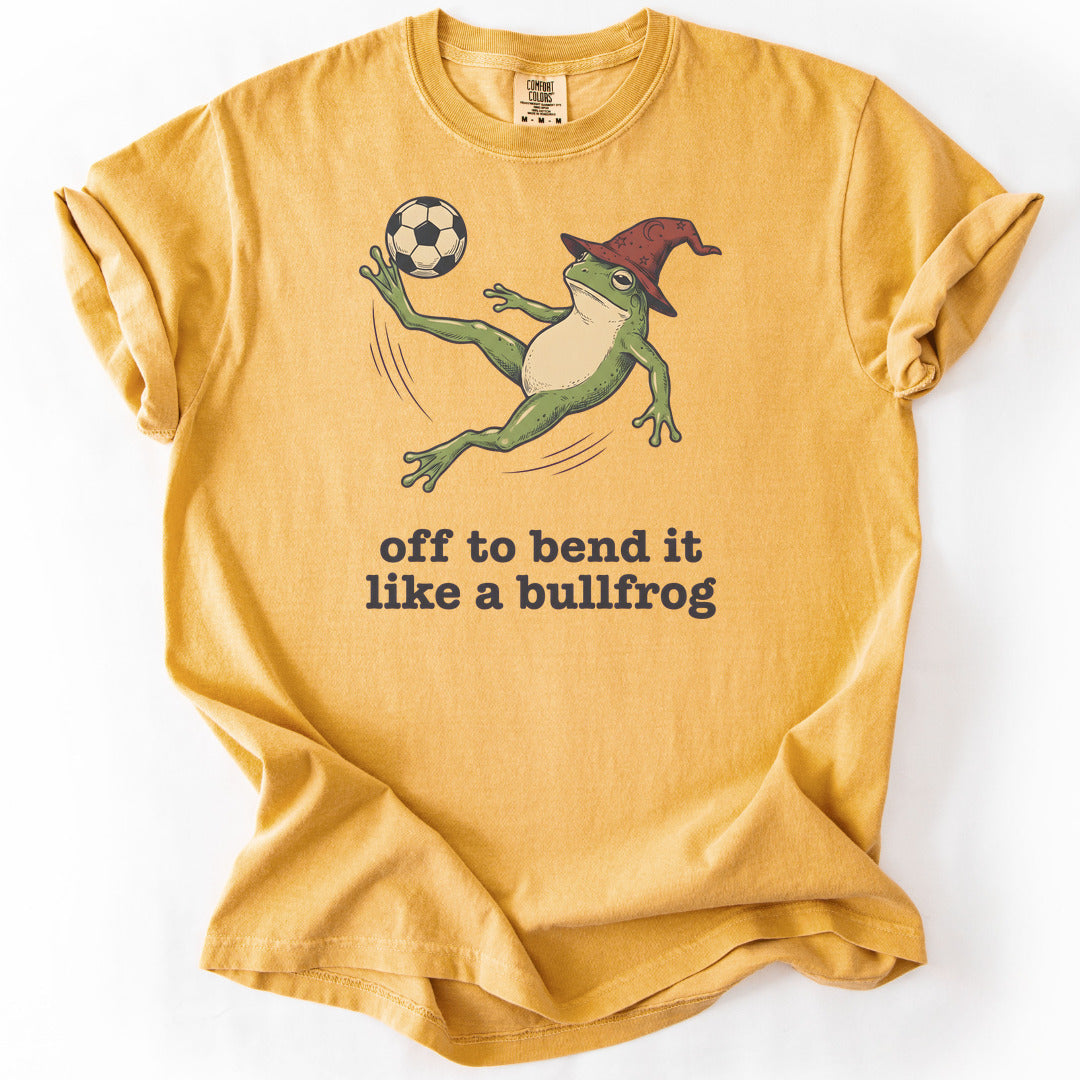 Off to Bend It Like a Bullfrog Premium - Mustard