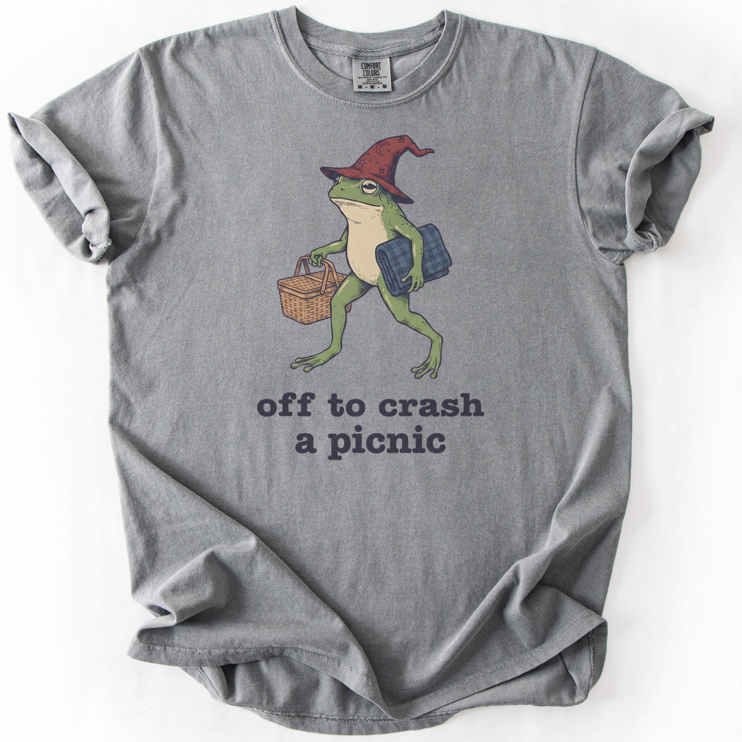 Off to Crash a Picnic Premium - Grey