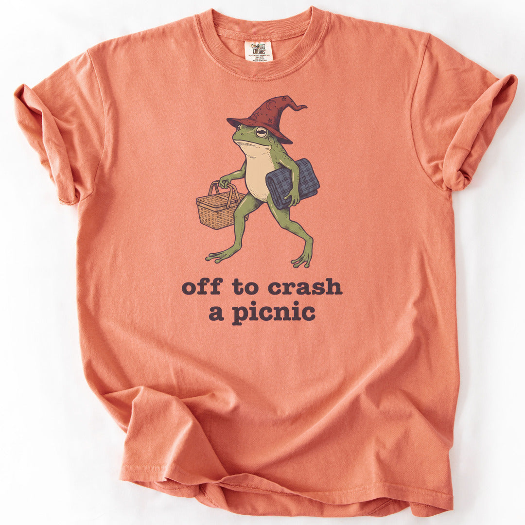 Off to Crash a Picnic Premium - Terracotta