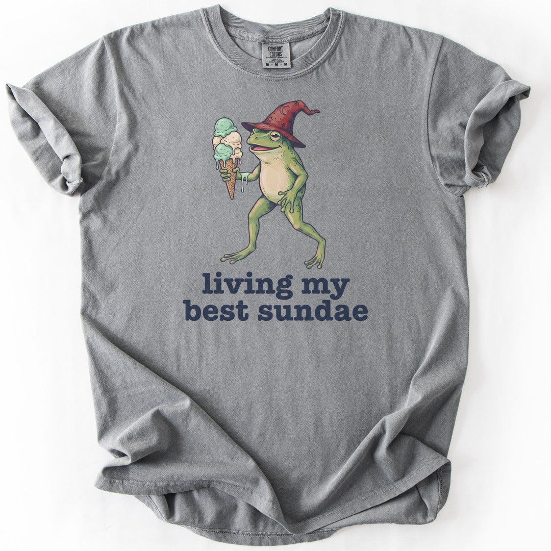 Living My Best Sundae Premium - Grey