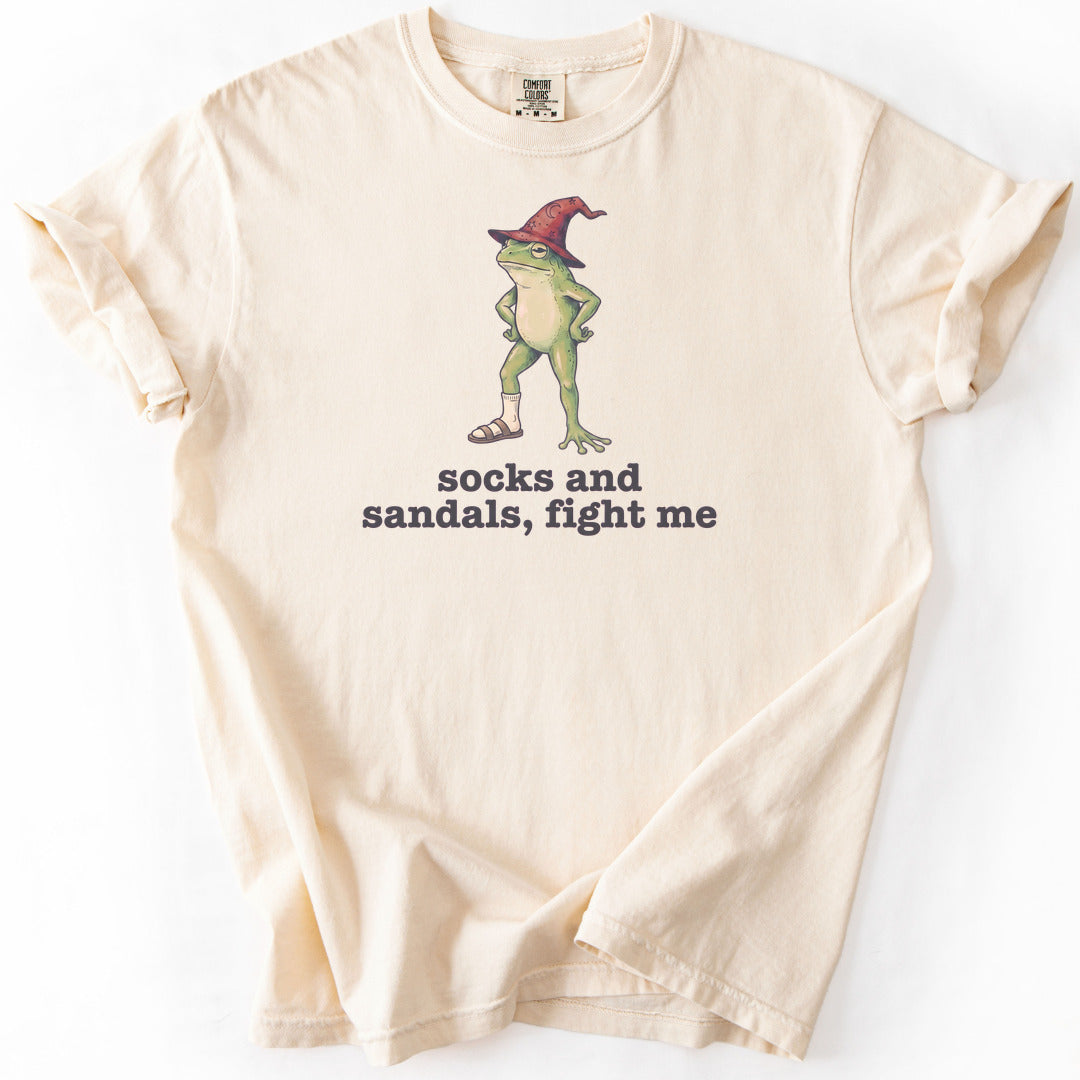 Socks and Sandals, Fight Me Premium - Ivory