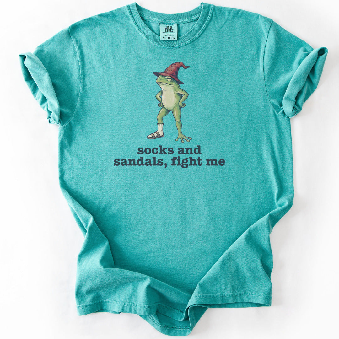 Socks and Sandals, Fight Me Premium - Seafoam