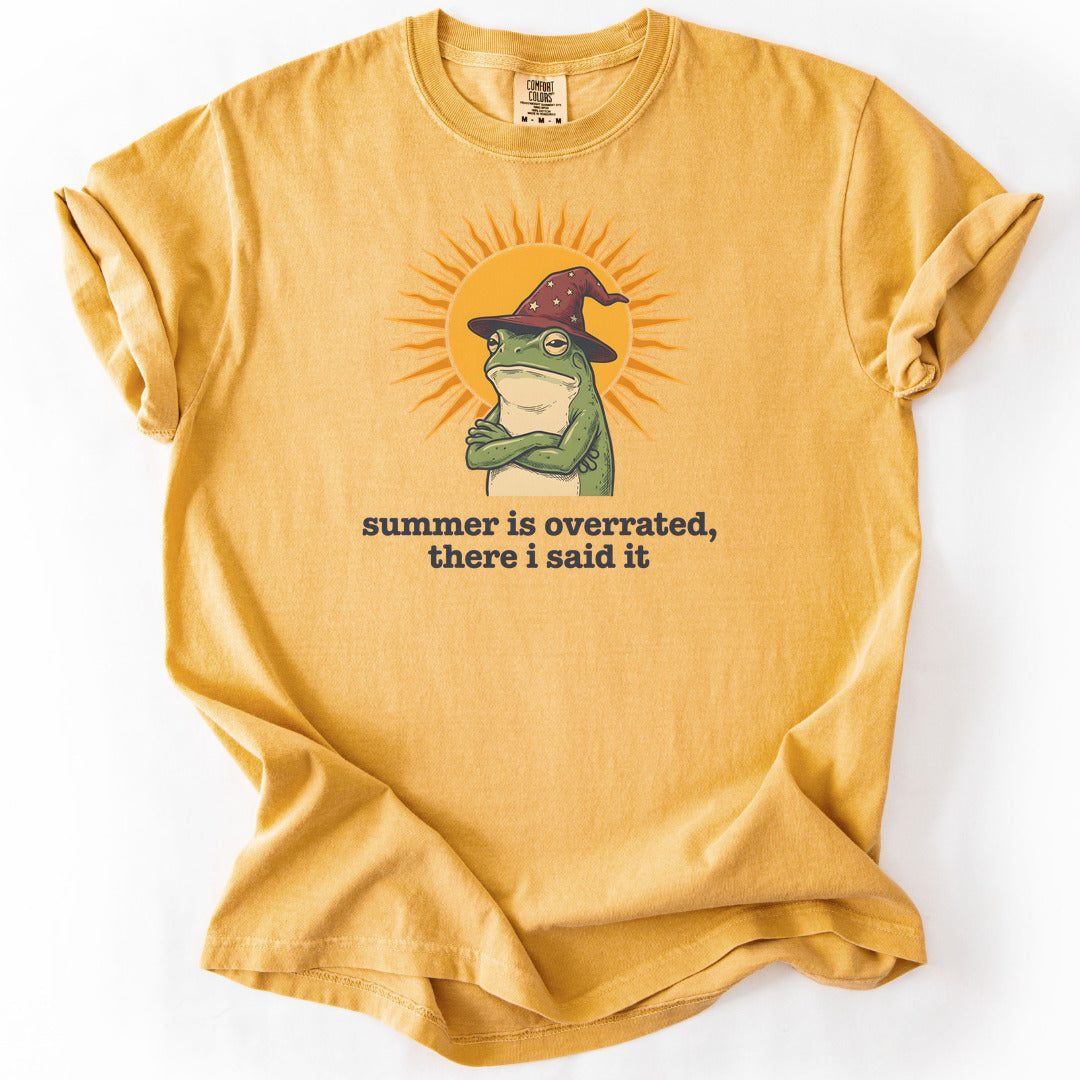 Summer Is Overrated, There I Said It Premium - Mustard