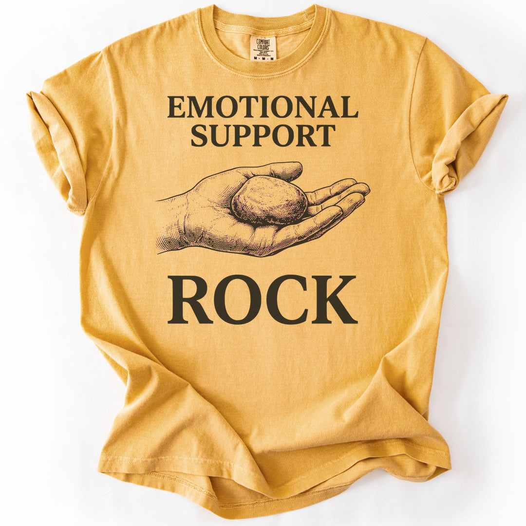 Emotional Support Rock Premium - Mustard