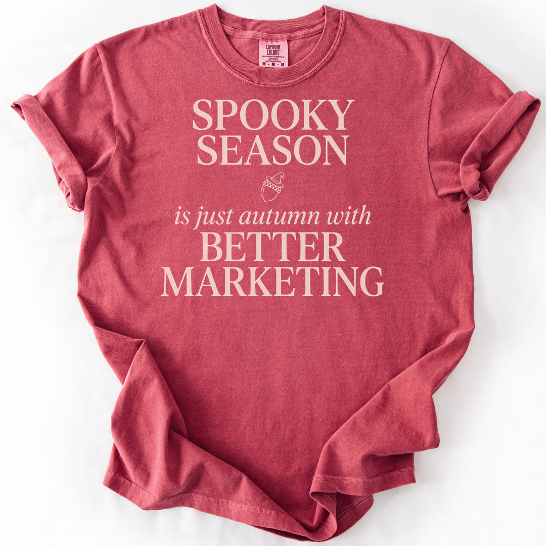 Spooky Season Is Just Autumn With Better Marketing Premium - Crimson