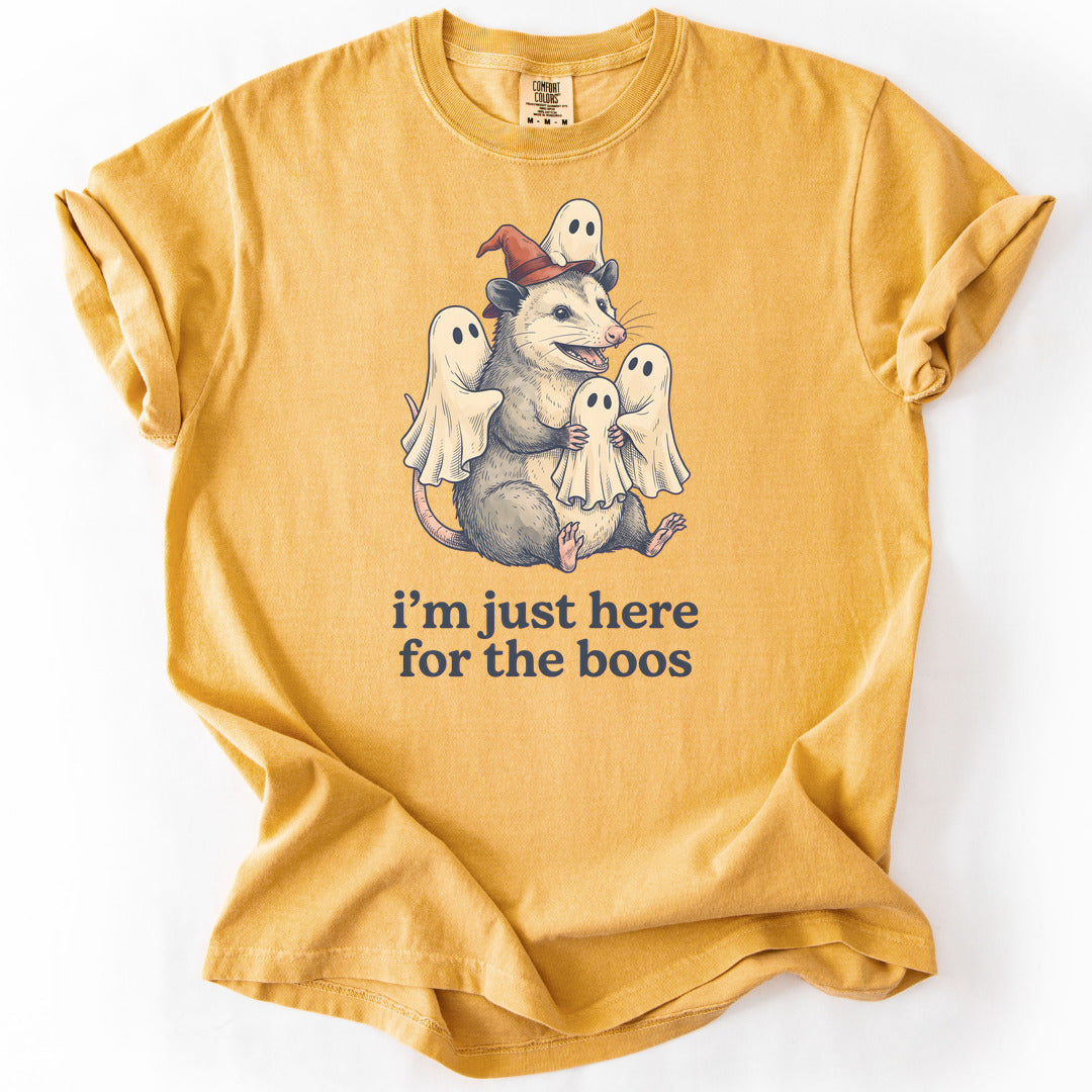 I'm Just Here for the Boos Premium - Mustard