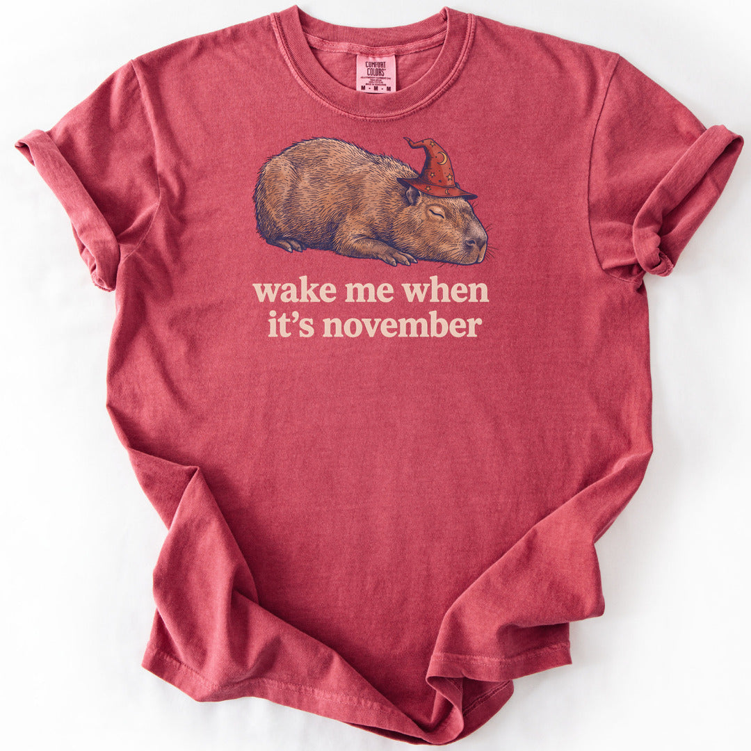 Wake Me When It's November Premium - Crimson