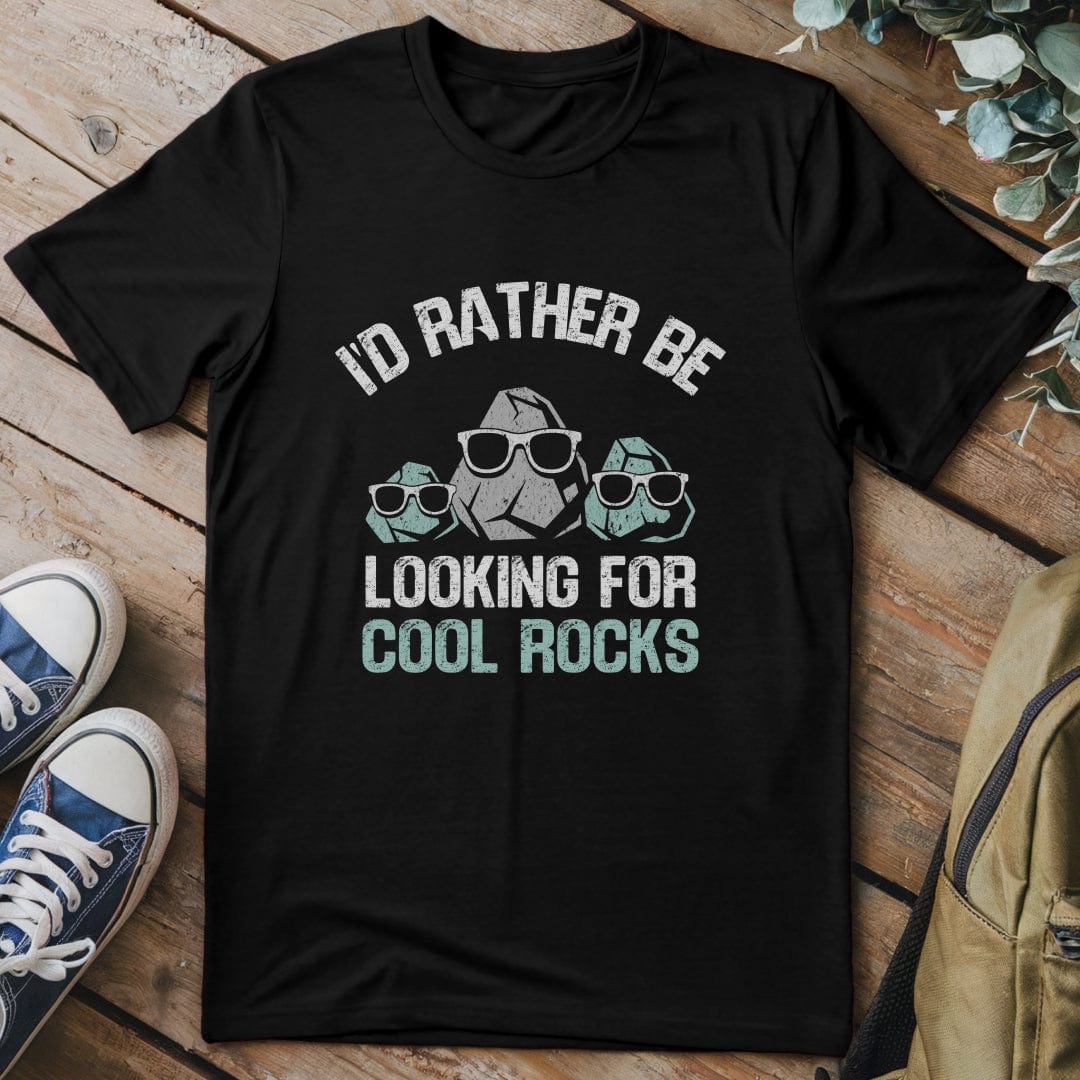 T-Shirt Black / S I'd Rather Be – Rock Lover T-Shirt