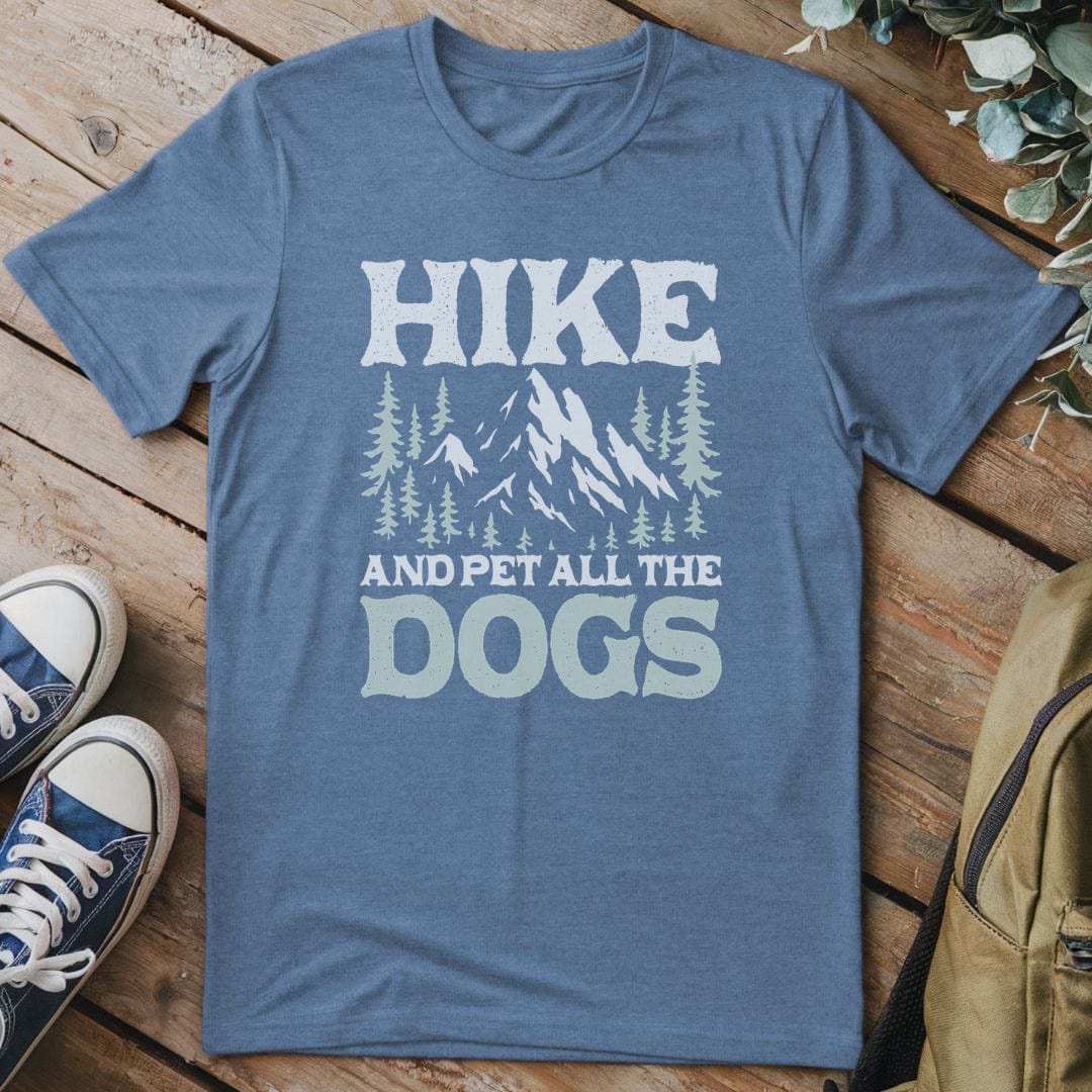 T-Shirt Heather Indigo / S Hike & Pet Dogs T-Shirt