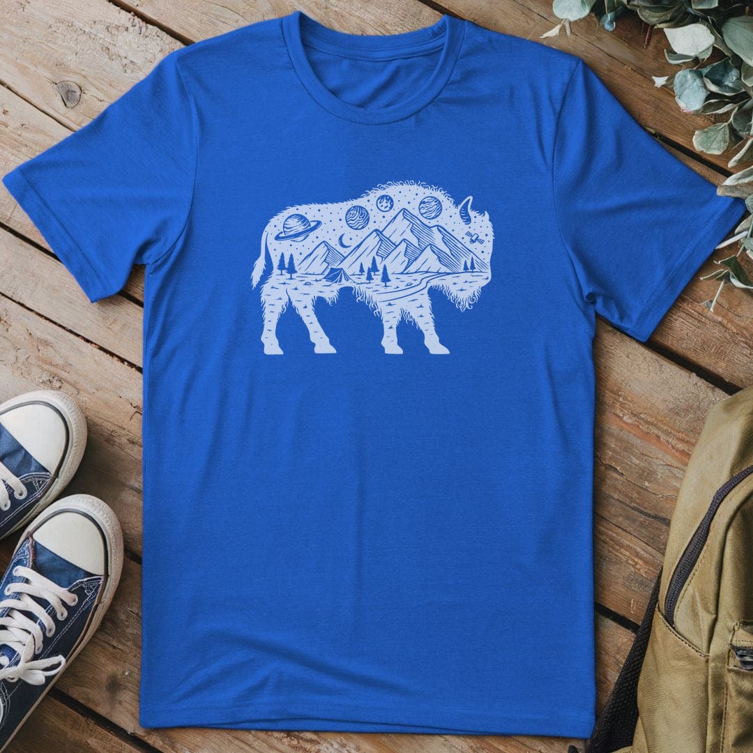 T-Shirt Royal / S Night Bison T-Shirt