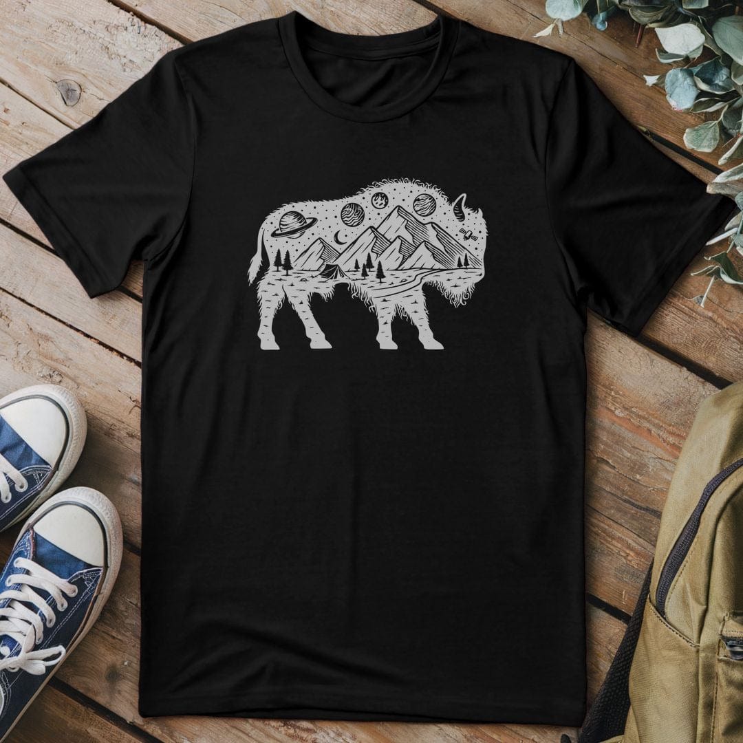 T-Shirt Black / S Night Bison T-Shirt
