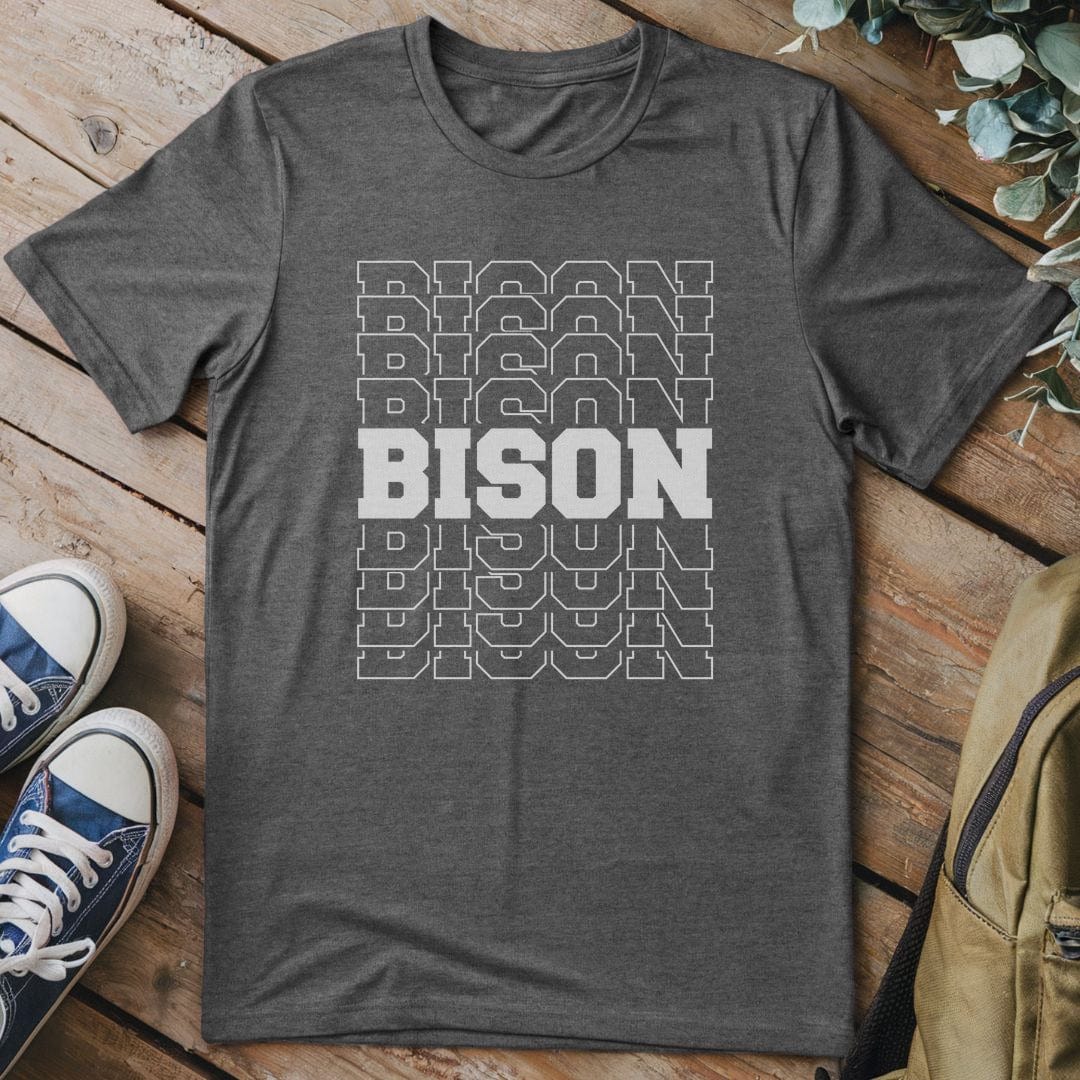 T-Shirt Dark Heather / S BISON T-Shirt