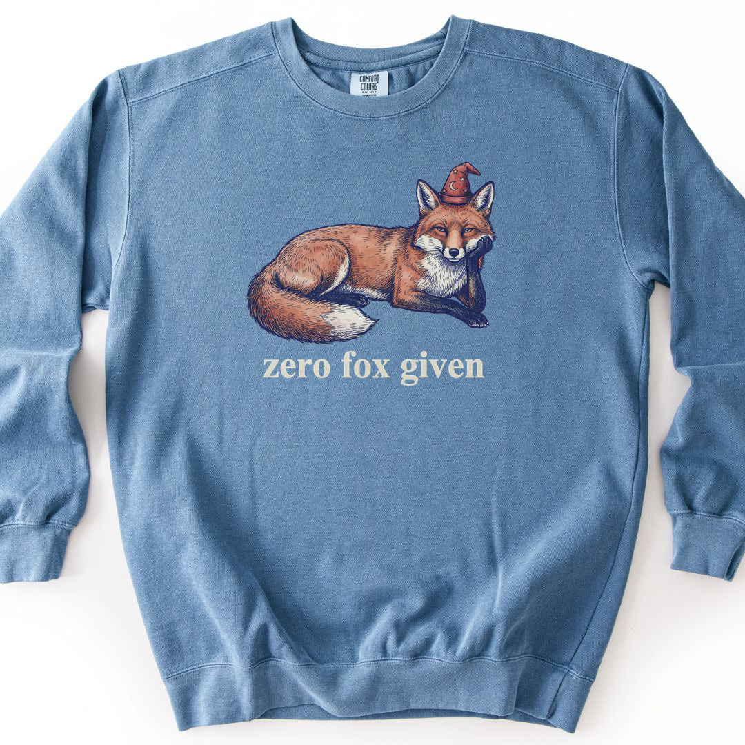 Zero Fox Given Premium Sweatshirt - Blue Jean